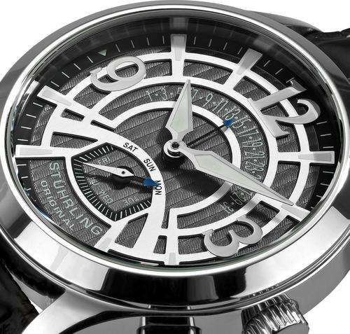STUHRLING Baily Grand Automatic Skeleton Mens Watch