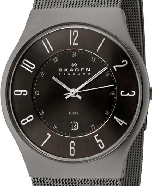 SKAGEN Denmark Ultra Slim Mesh Band Mens Watch