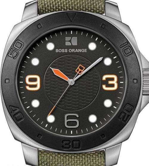 HUGO BOSS ORANGE Fabric Strap Mens Watch