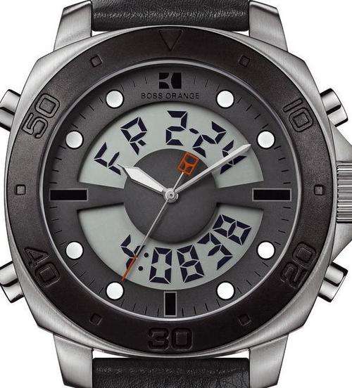 HUGO BOSS Analogue/Digital Fabric Strap Mens Watch