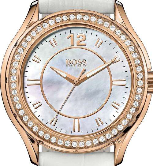 HUGO BOSS Rose Gold Mother Of Pearl Ladies Watch