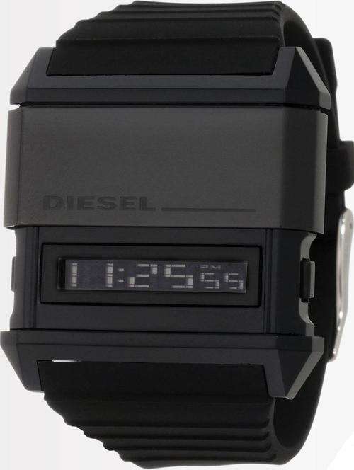 DIESEL Color Domination Black Digital Mens Watch