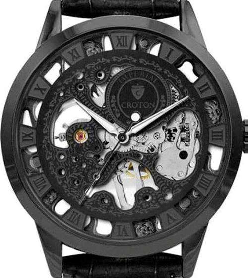 CROTON Imperial Skeleton Automatic Mens Watch