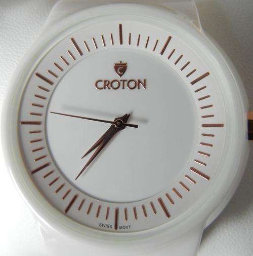 CROTON Ceramic Swiss Quartz Ladies Watch