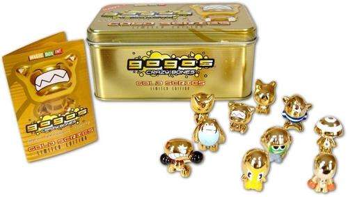 GOGO'S Crazy Bones Gold Series Limited Edition Tin Set