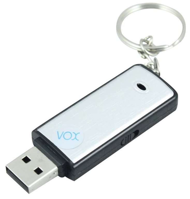 QMATE@ Spy Voice Activated Digital Audio Voice Recorder USB 4GB Flash Drive
