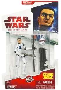 STAR WARS The Clone Wars Clone Trooper Echo Action Figure