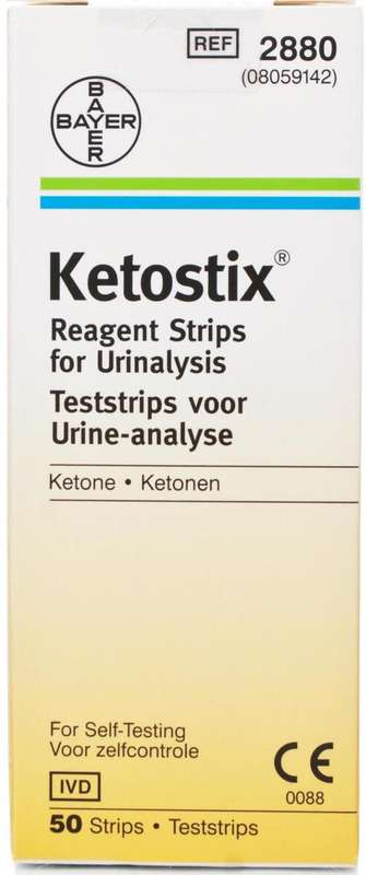 BAYER Ketostix Reagent Strips For Urinalysis (50)