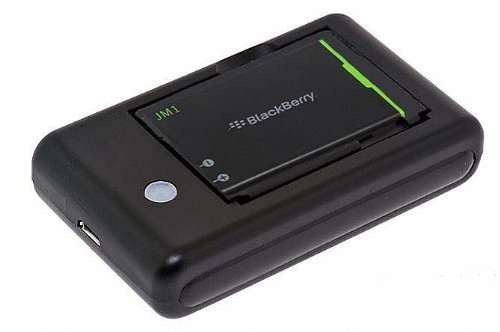 JARV Spare JM1 Battery USB Charger For Blackberry Bold 9900/9930