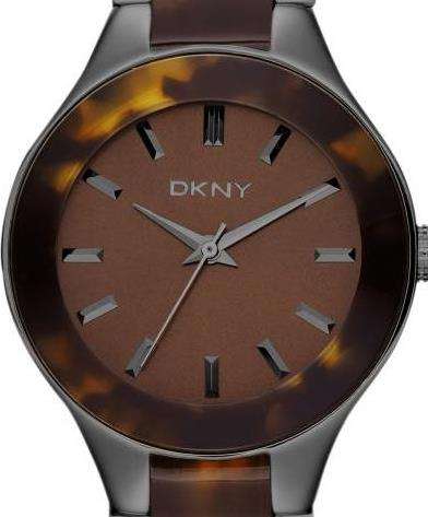 DKNY Two Tone Tortoise Shell Ladies Watch