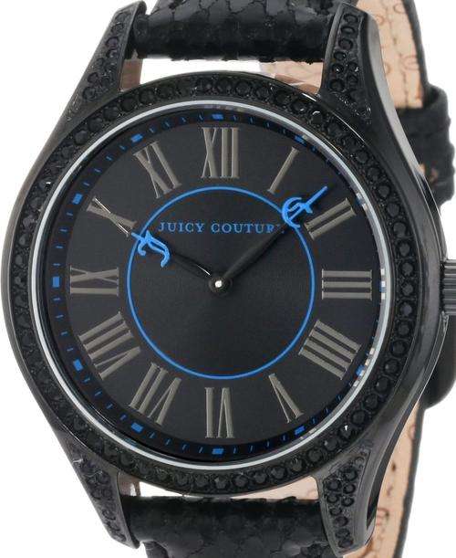 JUICY COUTURE Lively Black Crystal Accented Ladies Watch