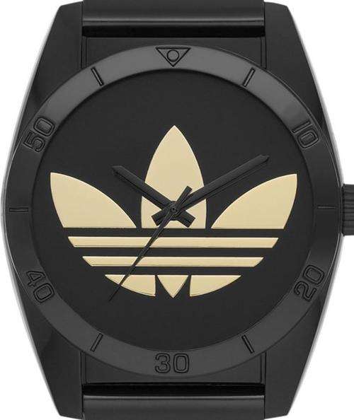ADIDAS by FOSSIL Santiago Black Resin Mens Watch