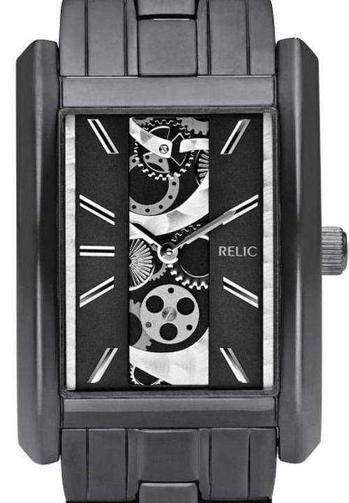RELIC by FOSSIL Allen Gunmetal Skeleton Mens Watch