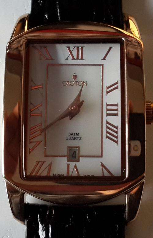 CROTON Rose Gold Mother Of Pearl Dial Ladies Dress Watch