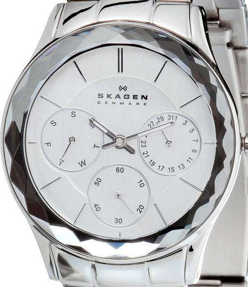 Authentic SKAGEN Denmark Stainless Steel Multifunction Ladies Watch