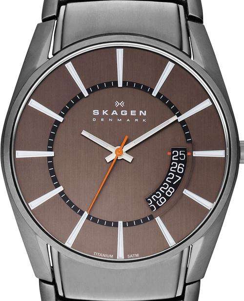 Authentic SKAGEN Denmark Aktiv Ultra Slim Titanium Mens Watch