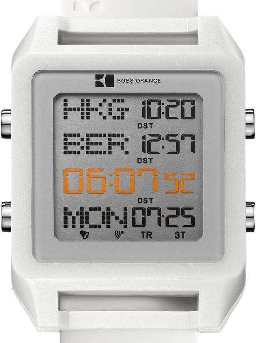 Authentic HUGO BOSS World Time Digital Chronograph Mens Watch