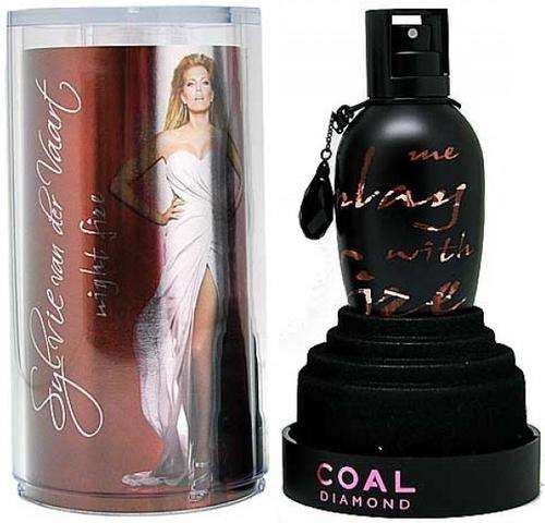 Authentic SYLVIE VAN DER VAART Coal Diamond Night Fire Eau De Parfum Spray For Her (25ml)