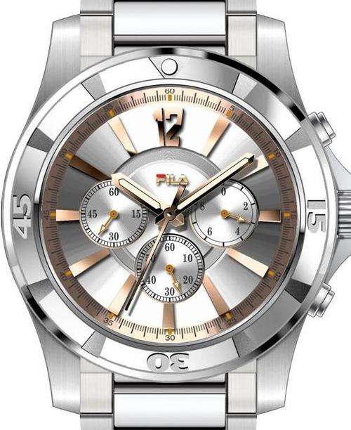 Authentic FILA Stainless Steel Chronograph Mens Watch