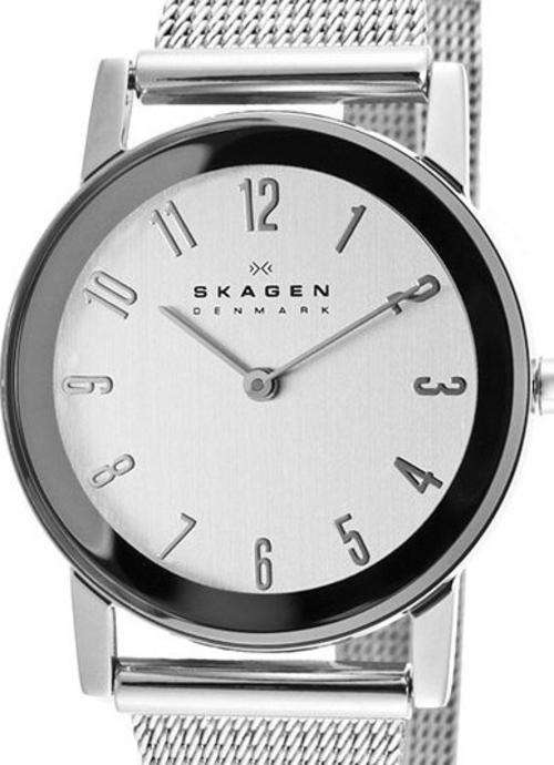 Authentic SKAGEN Denmark Ultra Slim Stainless Steel Ladies Watch