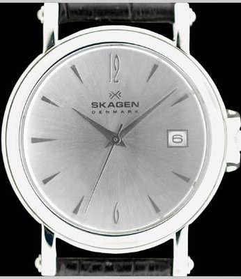 Authentic SKAGEN Denmark Classic Silver Dial Ladies Watch