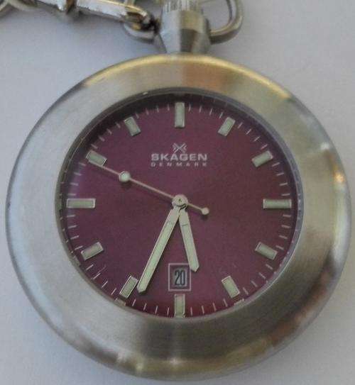 Authentic SKAGEN Denmark Classic Mens Pocket Watch