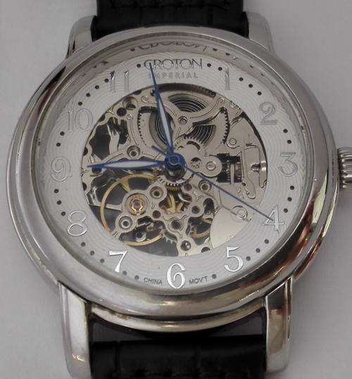 Authentic CROTON Imperial Skeleton Automatic Ladies Watch