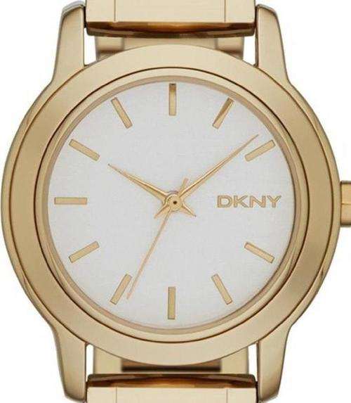 Authentic DKNY Classic Stainless Steel Gold Tone Ladies Watch