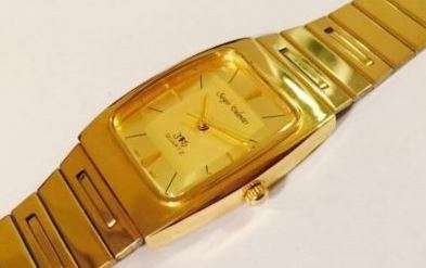 SERGIO VALENTE Stainless Steel Gold Tone Ladies Watch