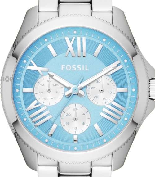 Authentic FOSSIL Cecile Baby Blue Multifunction Ladies Watch