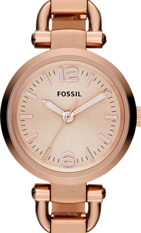 Authentic FOSSIL Georgia Rose Gold Stainless Steel Ladies Watch