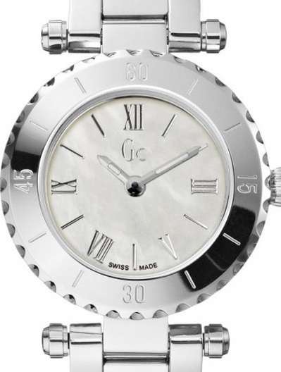 Authentic GUESS COLLECTION (Gc) Swiss Made Mother Of Pearl Ladies Watch