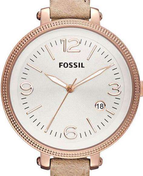 Authentic FOSSIL Heather Large Dial Ladies Watch (Select From 3 Colour Options)