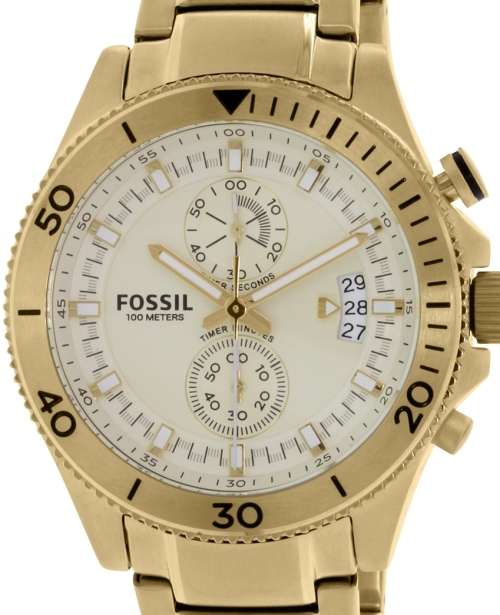 Authentic FOSSIL Wakefield Stainless Steel Chronograph Mens Watch