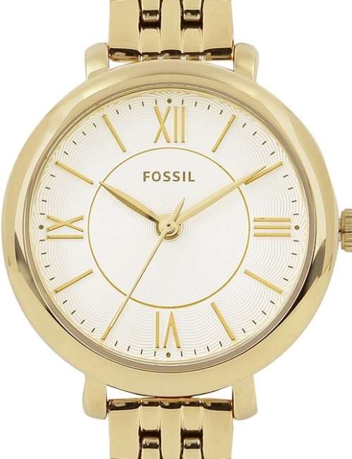 Authentic FOSSIL Jacqueline Gold Tone Ladies Watch