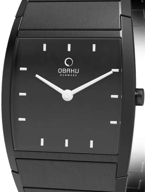 Authentic OBAKU Denmark Black Stainless Steel Ladies Watch