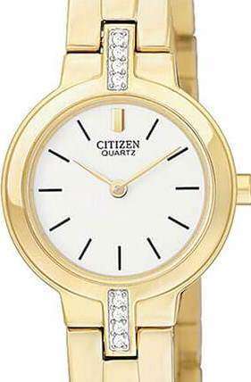 Authentic CITIZEN Petite Crystal Accented Ladies Watch
