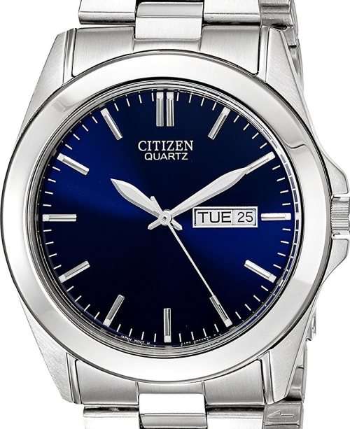 Authentic CITIZEN Stainless Steel Blue Dial Mens Watch