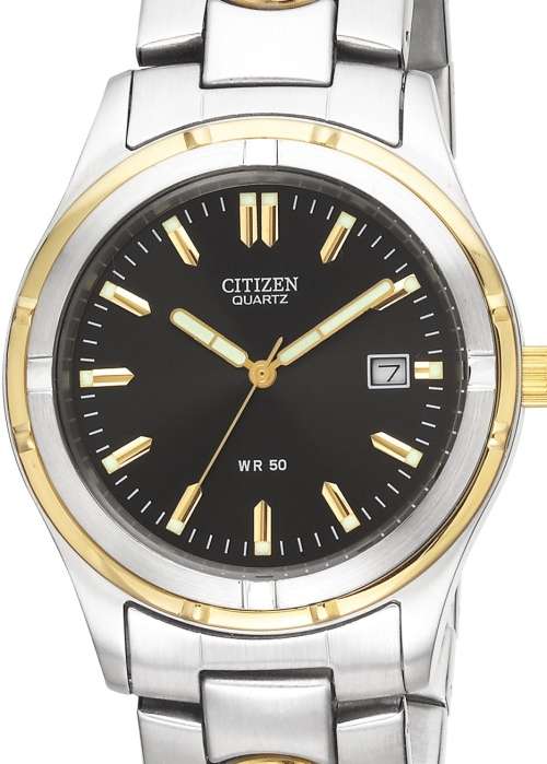 Authentic CITIZEN Stainless Steel Two Tone Mens Watch