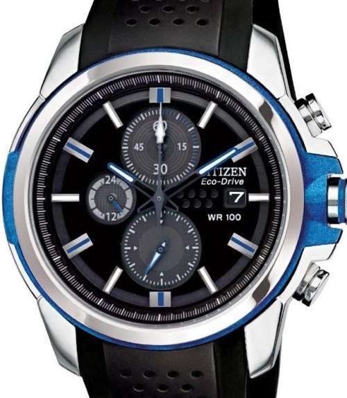 Authentic CITIZEN Eco-Drive Sports Chronograph Mens Watch