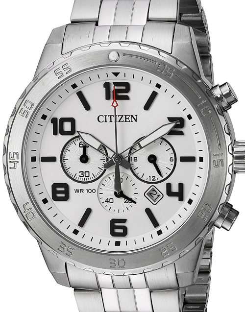 Authentic CITIZEN Stainless Steel Chronograph Mens Watch