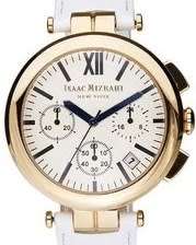 Authentic ISAAC MIZRAHI Gold Tone Chronograph Ladies Watch