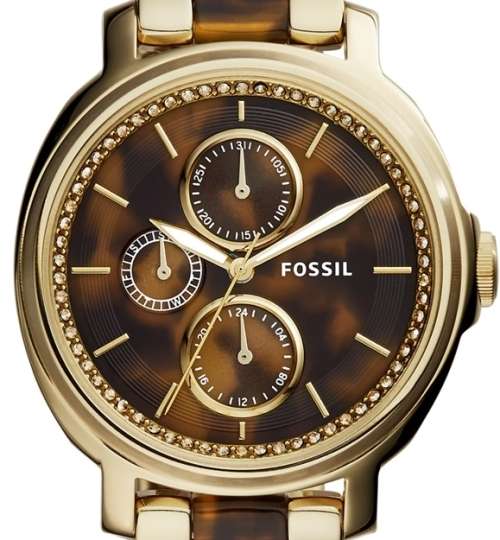 Authentic FOSSIL Chelsey Tortoise Shell Multifunction Ladies Watch