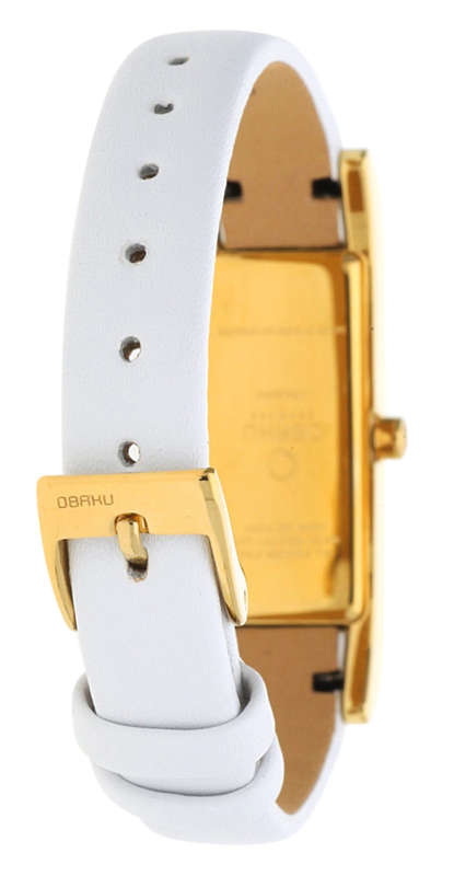 Authentic OBAKU Denmark Crystal Accented Ladies Watch