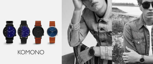 Authentic KOMONO Winston Woodsman Mens Watch