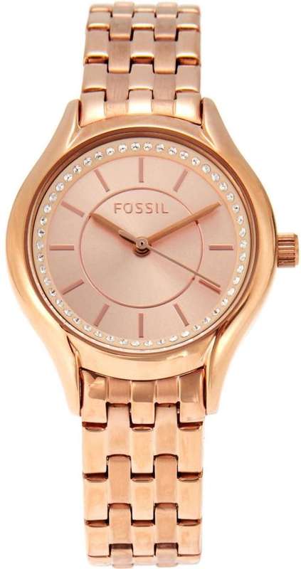 Authentic FOSSIL Daydreamer Crystal Accented Rose Gold Ladies Watch
