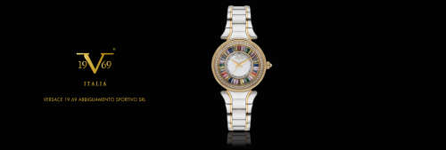 Authentic V19.69 ITALIA By VERSACE Multifunction Mens Watch