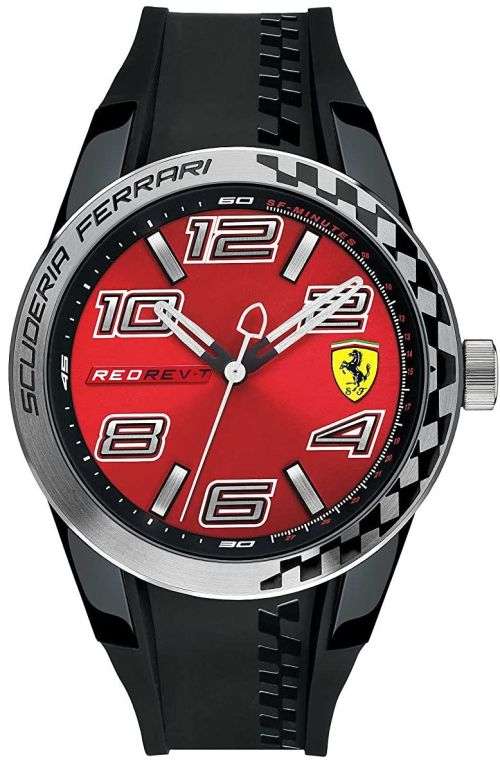 Authentic SCUDERIA FERRARI by MOVADO RedRev T Mens Watch