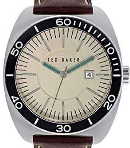 Authentic TED BAKER of LONDON Brown Leather Mens Watch