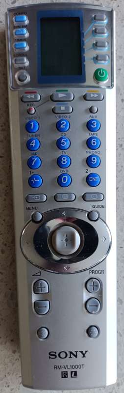 SONY RM-VL1000 12-Device Universal Remote Commander Remote Control